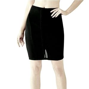 Guess Hi Waist Mixed Lace Pencil Skirt